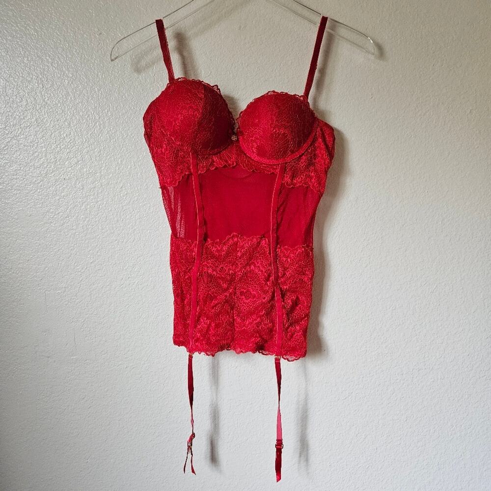 Daisy Fuentes Lingerie Medium Red